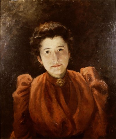 Portrait of Carolina Anna Teixeira de Mattos 1868-1940 by Carolina Anna Teixeira de Mattos